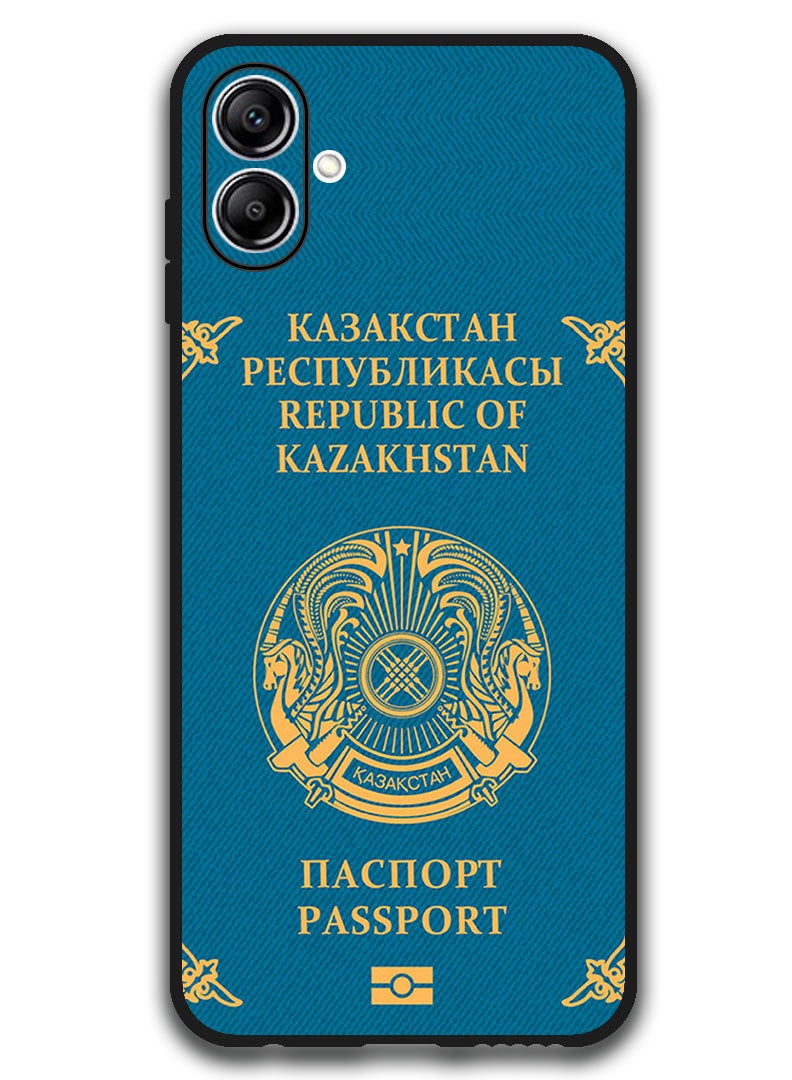 Theodor Case Compatible with Samsung Galaxy A07 6.7 Inch Protection Shockproof Bumper Cover Kazakhstan Passport - Image 1